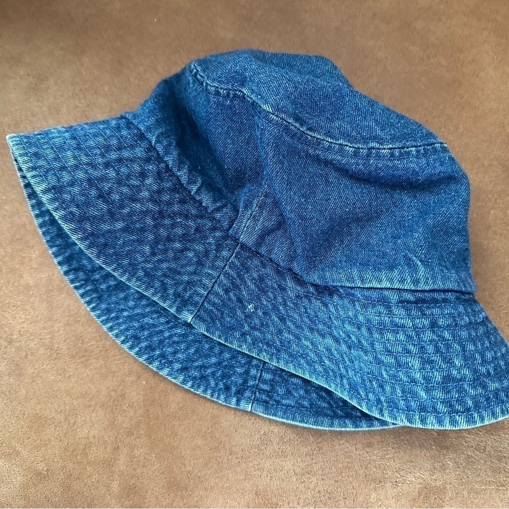 Faded Glory Denim Style Bucket Hat 100% cotton - Picture 4 of 5